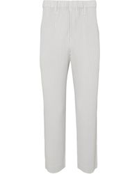 Homme Plissé Issey Miyake - Tapered Plissé Trousers - Lyst