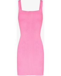 Hunza G - Tank Crinkle Mini Dress - Women's - Lycra/nylon - Lyst