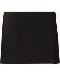 Miaou - Micro Mini Skirt - Women's - Polyester/spandex/elastane/viscose/wool - Lyst