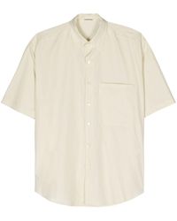 AURALEE - Short-sleeved Cotton Shirt - Men's - Cotton - Lyst