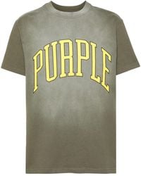 Purple Brand - Logo-print Cotton T-shirt - Men's - Cotton - Lyst