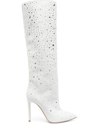 Paris Texas - Holly Love Crystal-embellished Suede Boots - Lyst