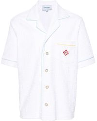 Casablancabrand - Towelling Effect Short-sleeved Shirt - Lyst