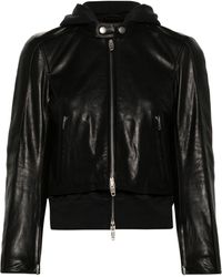 Balenciaga - Layered Leather Jacket - Lyst