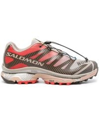 Salomon - Brown Xt-4 Og Panelled Sneakers - Unisex - Rubber/fabric/mesh - Lyst