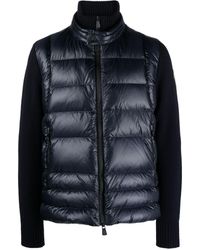 3 MONCLER GRENOBLE - Padded Down-feather Knitted Jacket - Lyst