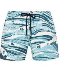 Maison Kitsuné - X Vilebrequin Moorise Swim Shorts - Lyst