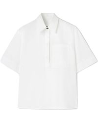 Jil Sander - Cotton Polo Shirt - Lyst
