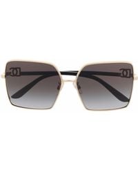 Dolce & Gabbana - Oversized Gradient Sunglasses - Lyst