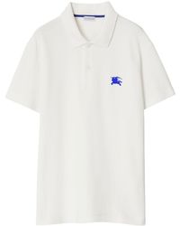 Burberry - Piqué Polo Shirt - Lyst