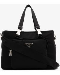 Prada Black Re-nylon Pet Carrier Bag
