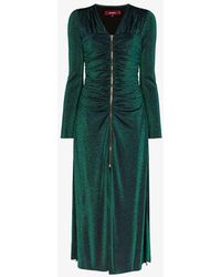 coast jade lace midi dress