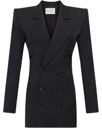 FRAME - Double-breasted Blazer - Lyst