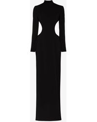 Monot - High Neck Backless Gown - Women's - Polyester/triacetate - Lyst
