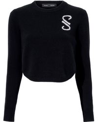 Proenza Schouler - Stella Monogram Cashmere Sweater - Lyst