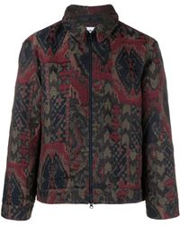Soulland - Patterned-jacquard Jacket - Men's - Polyester/cotton/recycled Polyester/other Fibers - Lyst
