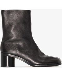 Maison Margiela - Tabi 60 Leather Ankle Boots - Lyst