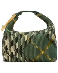 Burberry - Ribbed Embellished Jacquard-knitted Tote - Lyst
