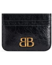 Balenciaga - Monaco Leather Card Holder - Lyst
