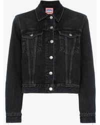 acne studios pink denim jacket