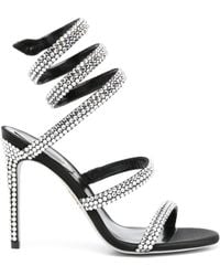 Rene Caovilla - Cleo Crystal Embellished Sandals - Lyst