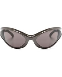 Balenciaga - Dynamo Wrap Oversized-frame Sunglasses - Lyst