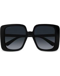 Gucci - Square Oversize-frame Sunglasses - Lyst