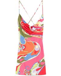 Emilio Pucci - Orchidee-Print Dress - Lyst