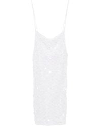 Roberta Einer - Sequin-Embellished Mini Dress - Lyst