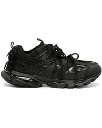 Balenciaga - Panelled Rear Lace-up Low-top Sneakers - Lyst