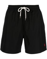 Polo Ralph Lauren Blue Traveller Swim Shorts - Men's - Recycled Polyester/elastane - Black