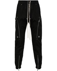 Rick Owens - Bauhaus Tapered Cotton Trousers - Lyst