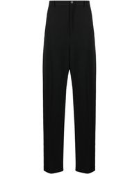 Balenciaga - High-waisted Straight-leg Trousers - Lyst