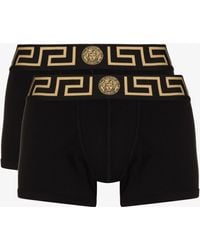 Versace - Greca Border Boxer Briefs Set - Men's - Cotton/spandex/elastane - Lyst