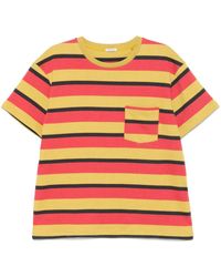 Bode - Rec Stripe Pocket T-Shirt - Lyst