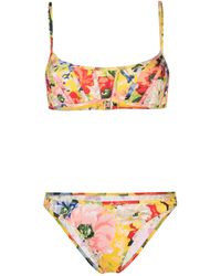 Zimmermann - Alight Floral-print Bikini - Lyst