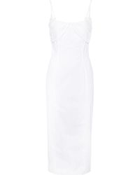 ROTATE BIRGER CHRISTENSEN - Ruched Organic Cotton Dress - Lyst
