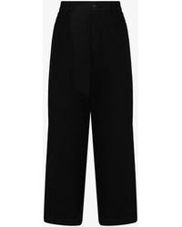 Holzweiler Zia Cropped Pants - Black