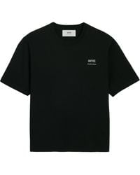 Ami Paris - Organic Cotton T-Shirt - Lyst