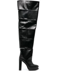 Alexander McQueen - Slash Over-the-knee Boots - Lyst