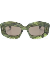 Loewe - Screen Geometric-frame Sunglasses - Women's - Acetate - Lyst