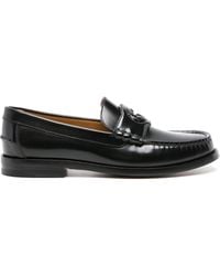 Gucci - Tassel GG Supreme Canvas & Leather Loafer - Lyst