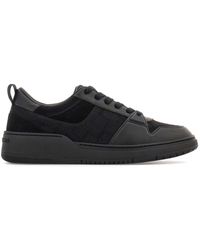 Ferragamo - Low-Top Leather Sneakers - Lyst