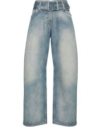 Acne Studios - Low-rise Wide-leg Jeans - Lyst