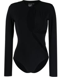 Christopher Esber - Long-sleeve Cut-out Swimsuit - Lyst