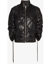 Moncler Leather jackets for Women - Up to 57% off at Lyst.com
