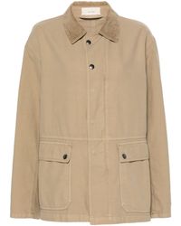The Row - Neutral Frank Cotton Jacket - Women's - Cotton - Lyst