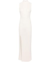 AYA MUSE - Neutral Berin Knitted Maxi Dress - Lyst