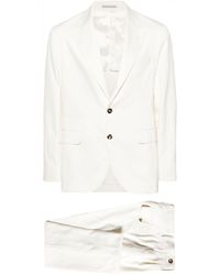 Brunello Cucinelli - Single-breasted Silk Suit - Men's - Cupro/viscose/cotton/silk - Lyst