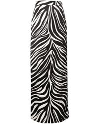 Nina Ricci - Zebra-print Column Skirt - Women's - Viscose/cotton - Lyst